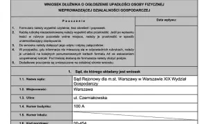 Upadłość konsumencka: Kompletna lista dokumentów na skuteczny wniosek