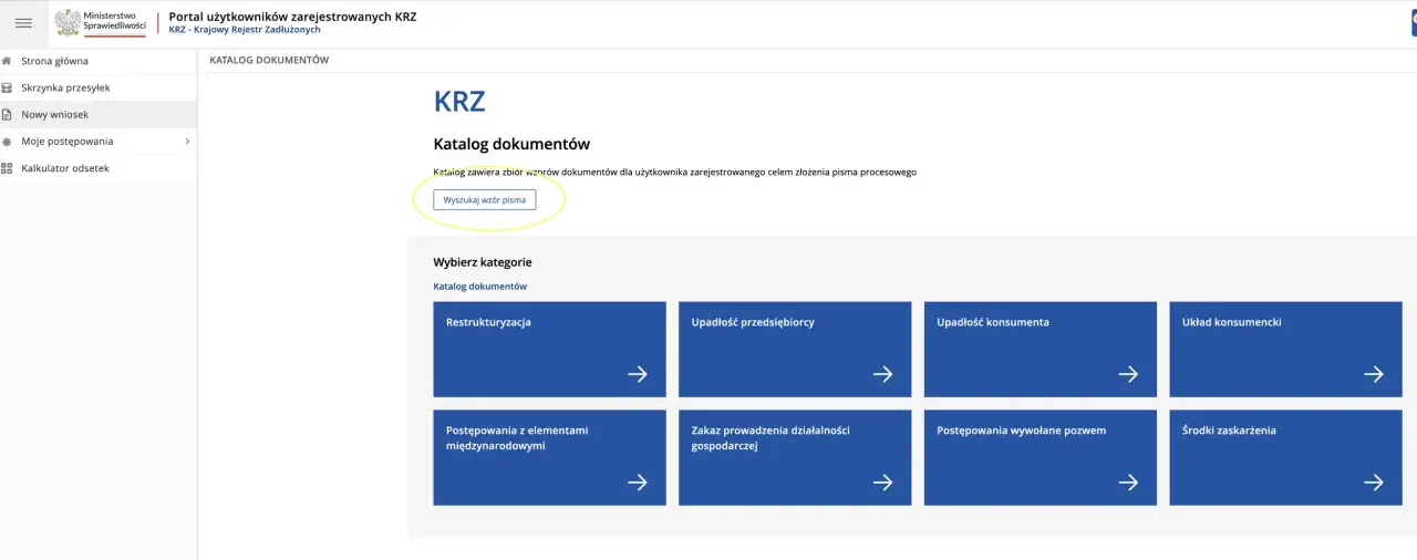 Jak złożyć wniosek o upadłość konsumencką przez KRZ? Pełny poradnik