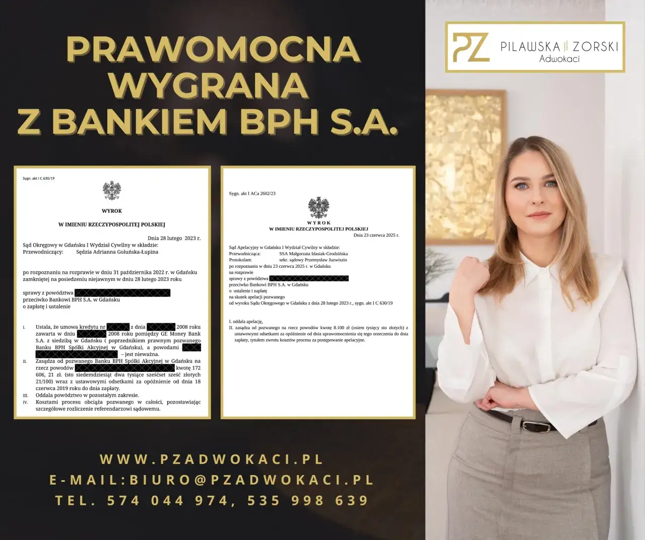 Kancelaria prawna frankowicze BPH