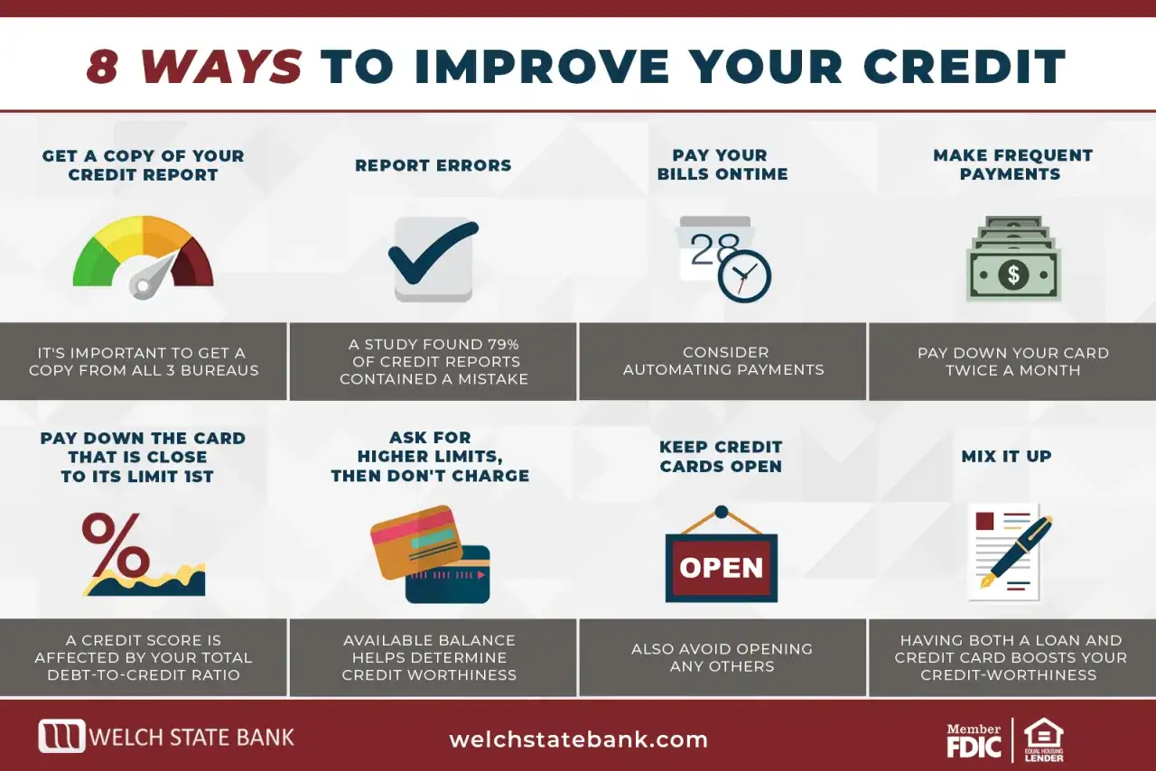 strategies to improve credit score, financial growth